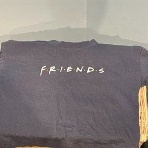 FRIENDS blue crop top